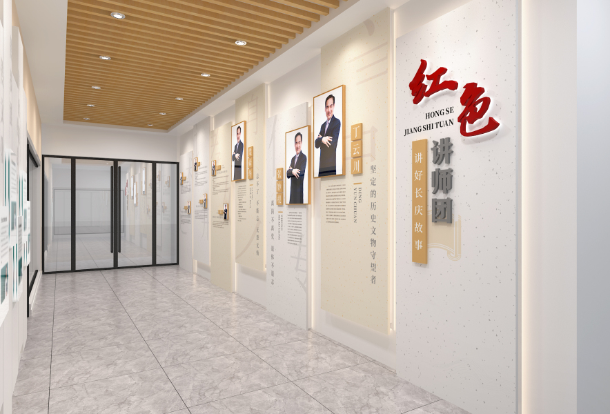 探索文化办公新风尚 走廊文化墙的设计力量